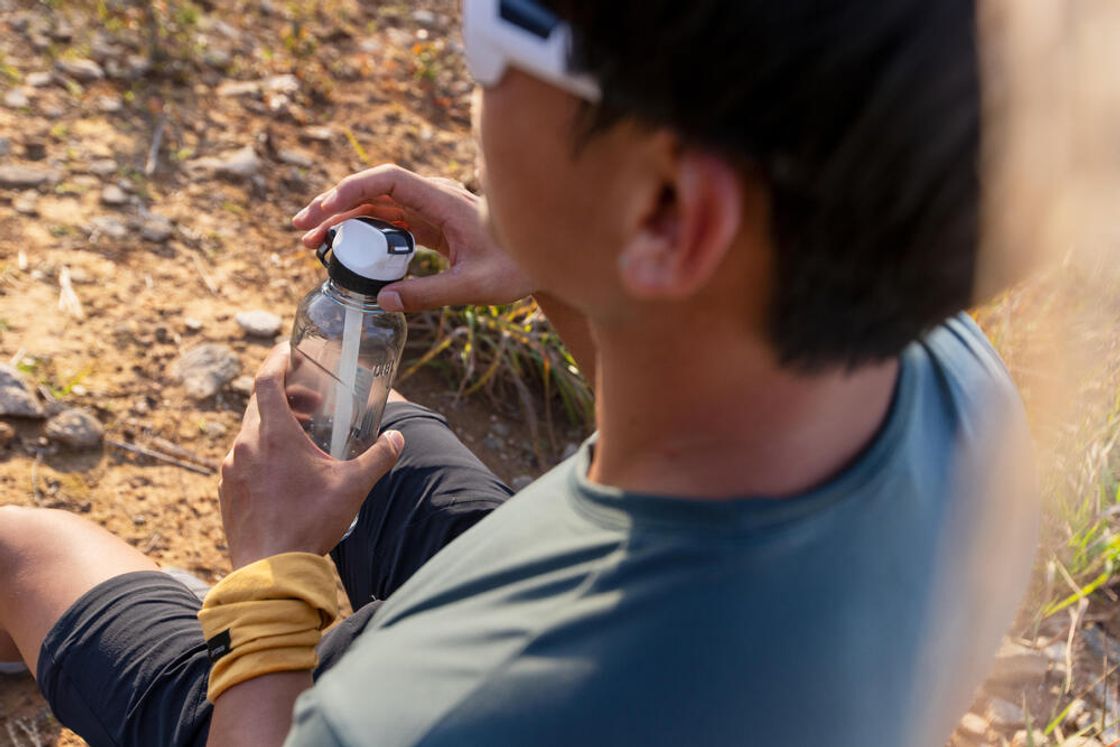 데카트론 남성 등산 반팔 티 MH100 스모크 그린(Decathlon Men's Hiking Short Sleeve T-Shirt MH100 Smoke Green) - 10