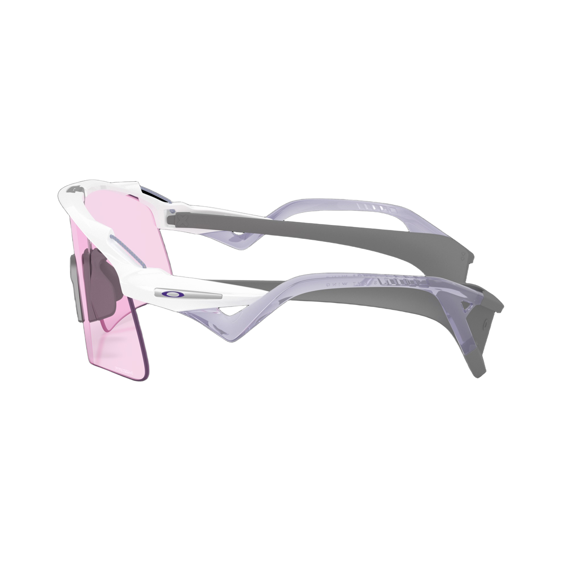 오클리 스턴트 윙 폴리쉬드 화이트 프레임 프리즘 로우 라이트 렌즈 하이 브릿지 핏(Oakley Stunt Wing Polished White Frame Prizm Low Light Lenses High Bridge Fit) - 2