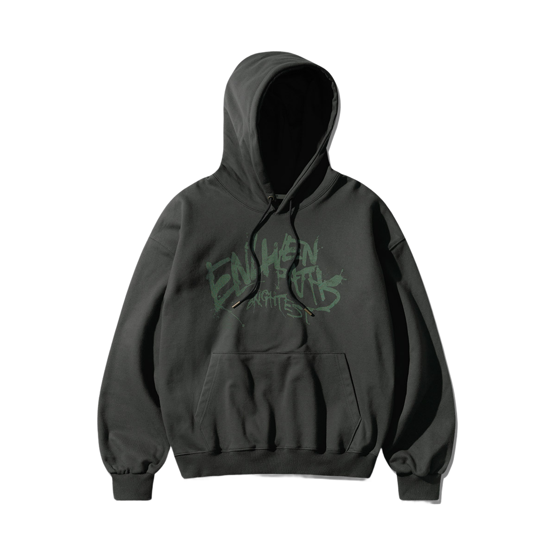 KMHD6831_Deepgray_29 EZKATON Paths Painting Heavy Cotton Hoodie Deepgray KMHD6831