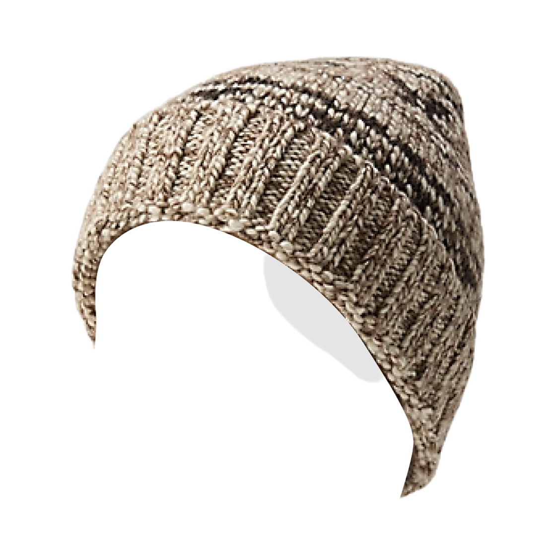 더블 RL 페어 아일 울 블렌드 워치 캡 브라운 탄(Double RL Fair Isle Wool Blend Watch Cap Brown Tan)