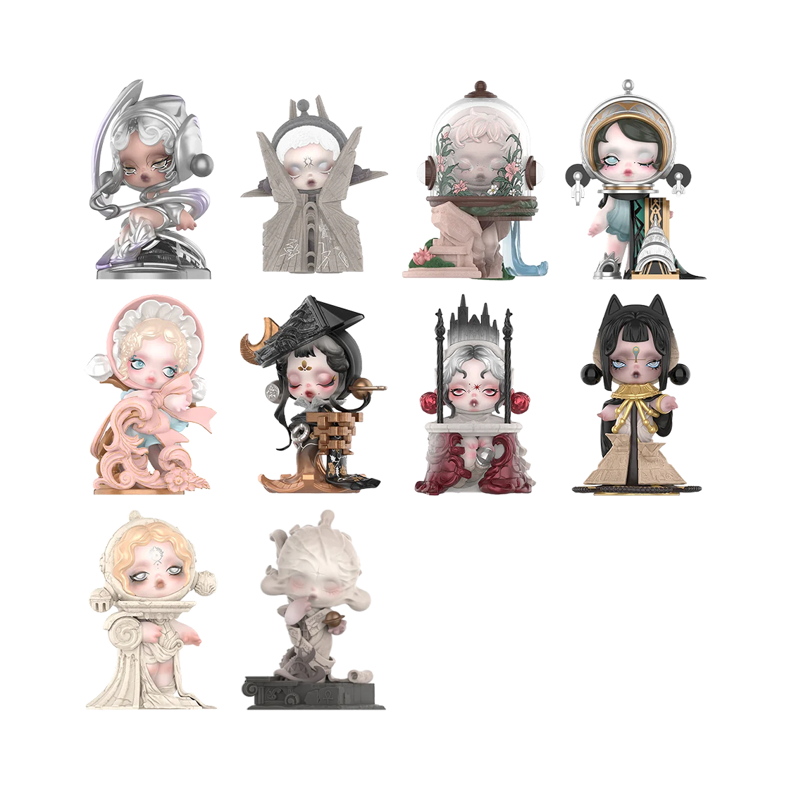 팝마트 스컬판다 시간의 안식처 시리즈 미개봉 랜덤박스 (9개입)(Pop Mart Skullpanda Where Time Dwells Series Figures Sealed Case (9 Blind Boxes)) - 2