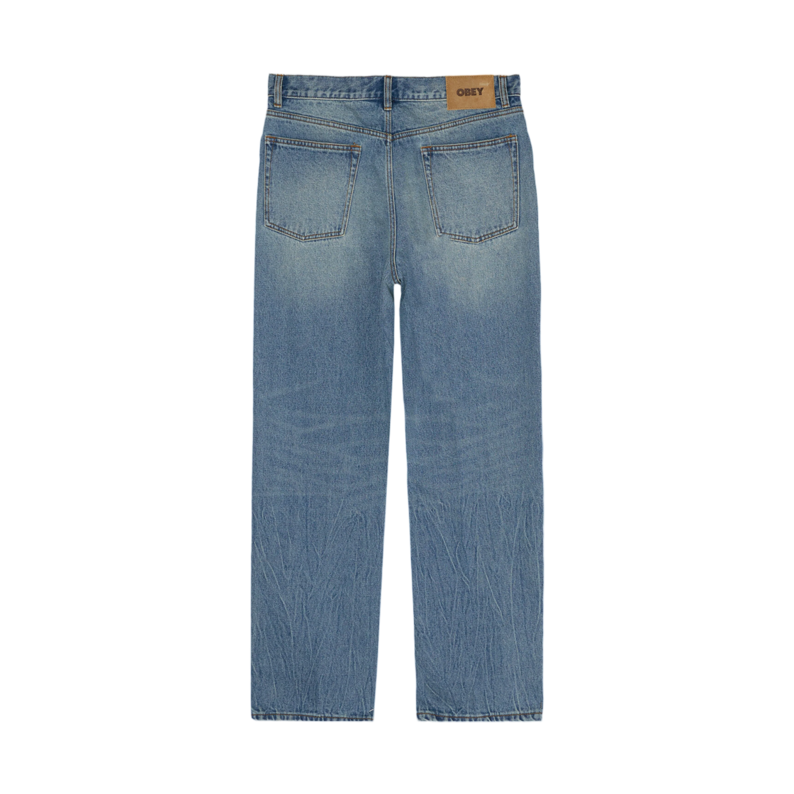 오베이 클래식 배기 데님 헤비 빈티지 라이트 인디고(Obey Classic Baggy Denim Heavy Vintage Light Indigo) - 2