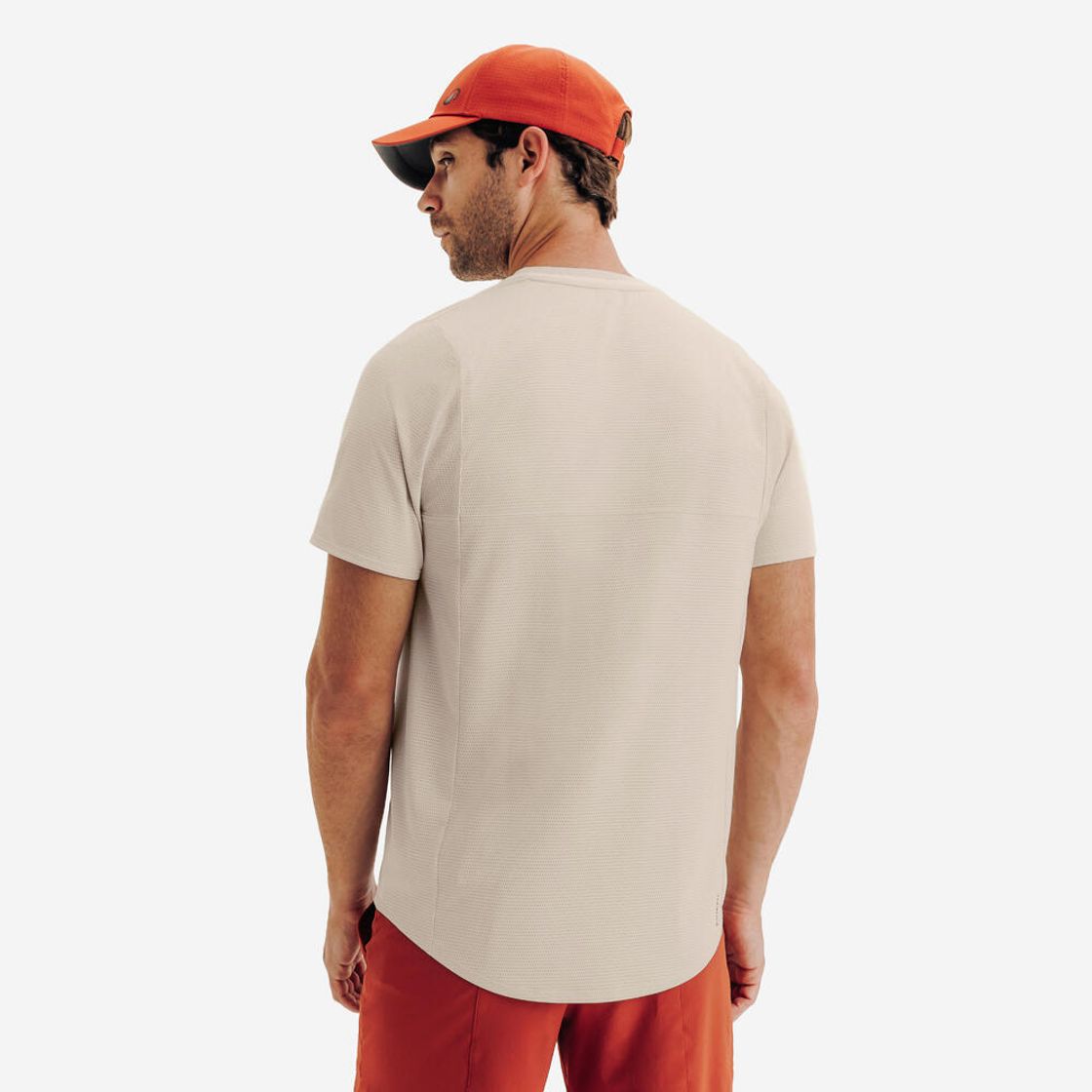데카트론 남성 테니스 반팔 티 드라이 코튼 화이트(Decathlon Men's Tennis Short Sleeve T-Shirt Dry Cotton White) - 5