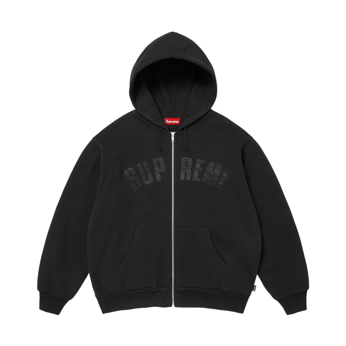 Supreme Supreme Arc Thermal Lined Zip Up Hooded Sweatshirt Black - 26FW · S