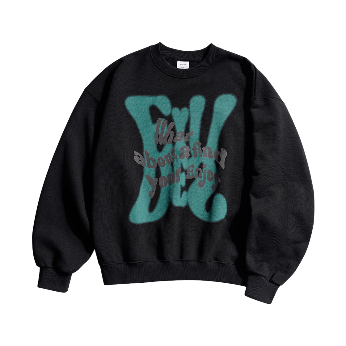 BJMT4613_Black_29 PERSTEP Kink Heavy Weight Sweat Shirt Black BJMT4613