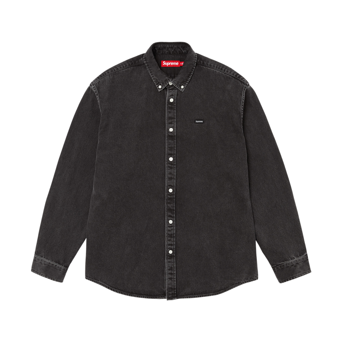 - Supreme Small Box Shirt Black Denim - 26FW