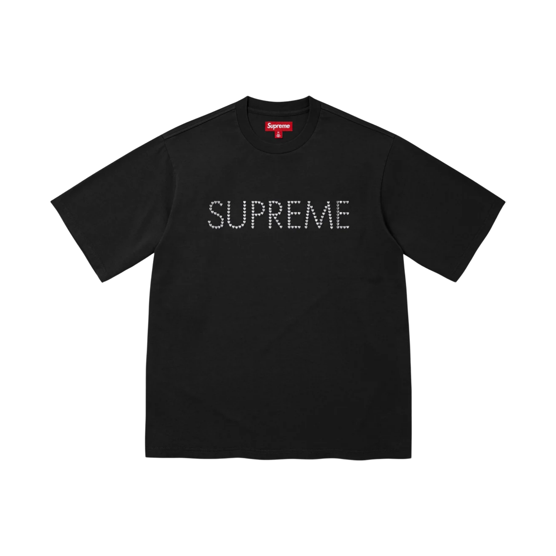 - Supreme Hearts Studded S/S Top Black - 26FW