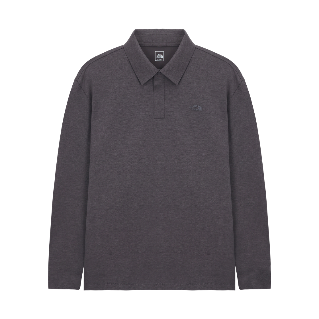 NT7QS51B The North Face Cozy Flex L/S Polo Dark Slate - 26FW