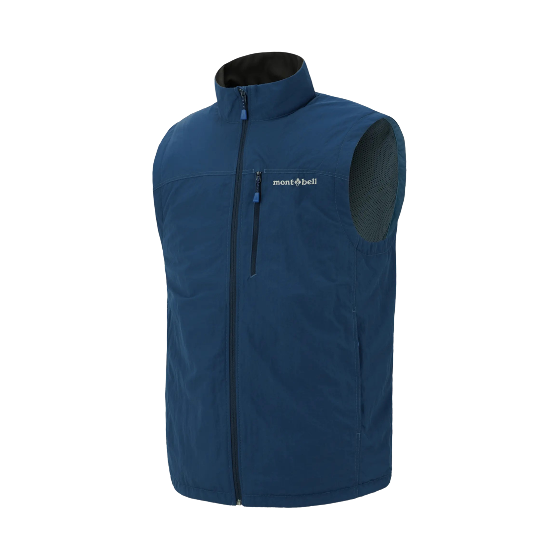 1106827 Montbell O.D. Lined Vest Blue Green