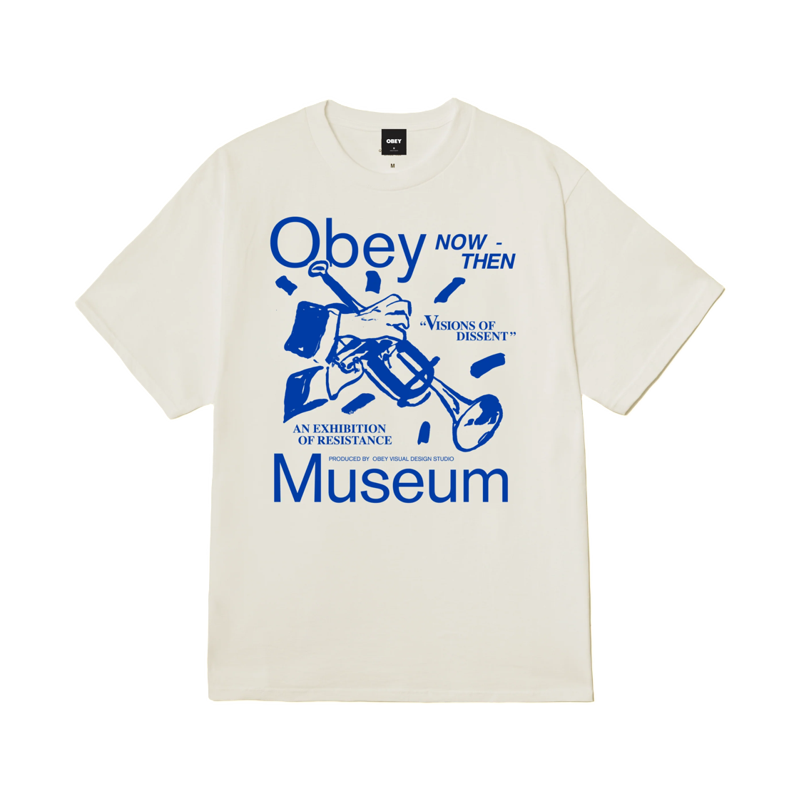 165264496 Obey Museum Classic T-Shirt Vintage White