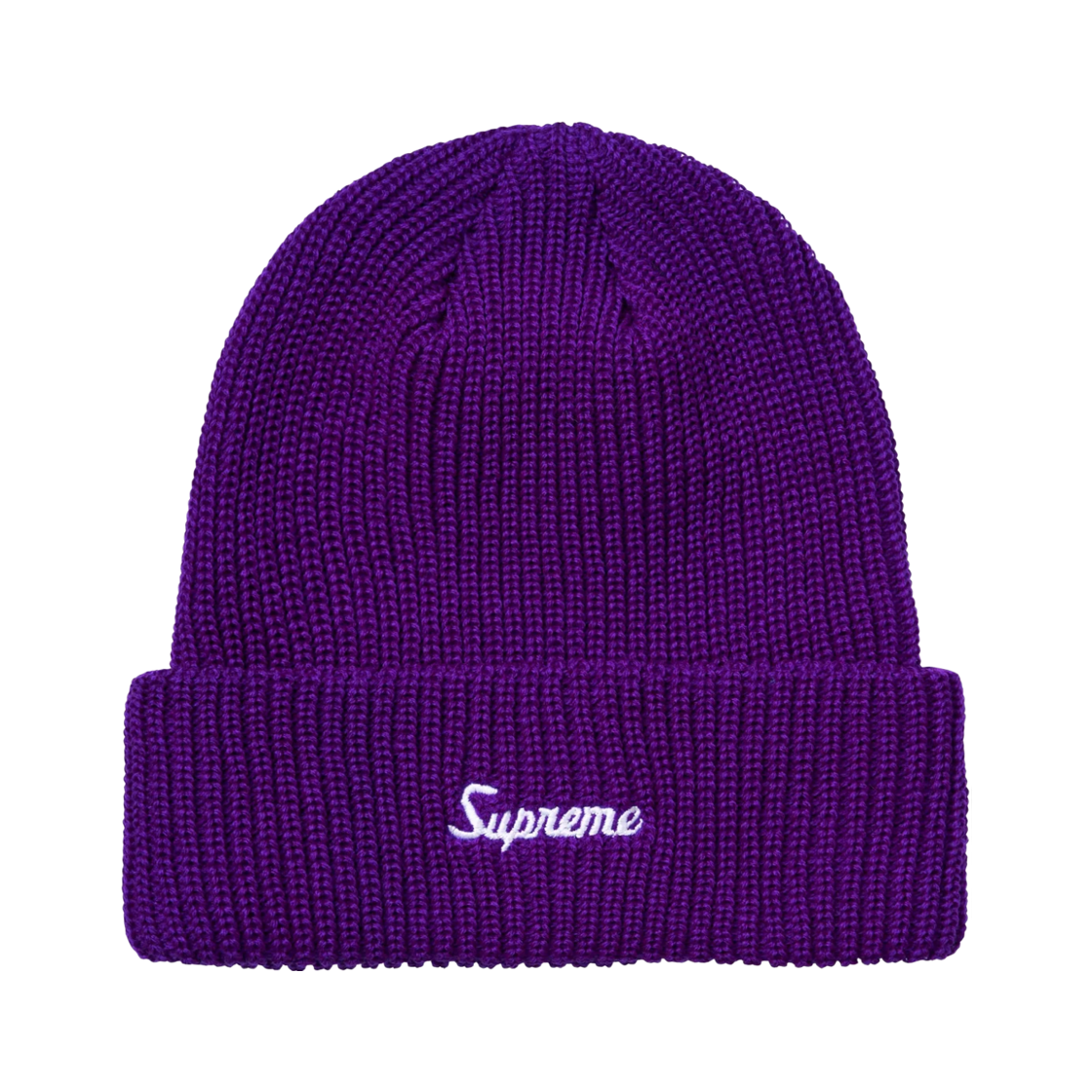 - Supreme Loose Gauge Beanie Purple - 26FW