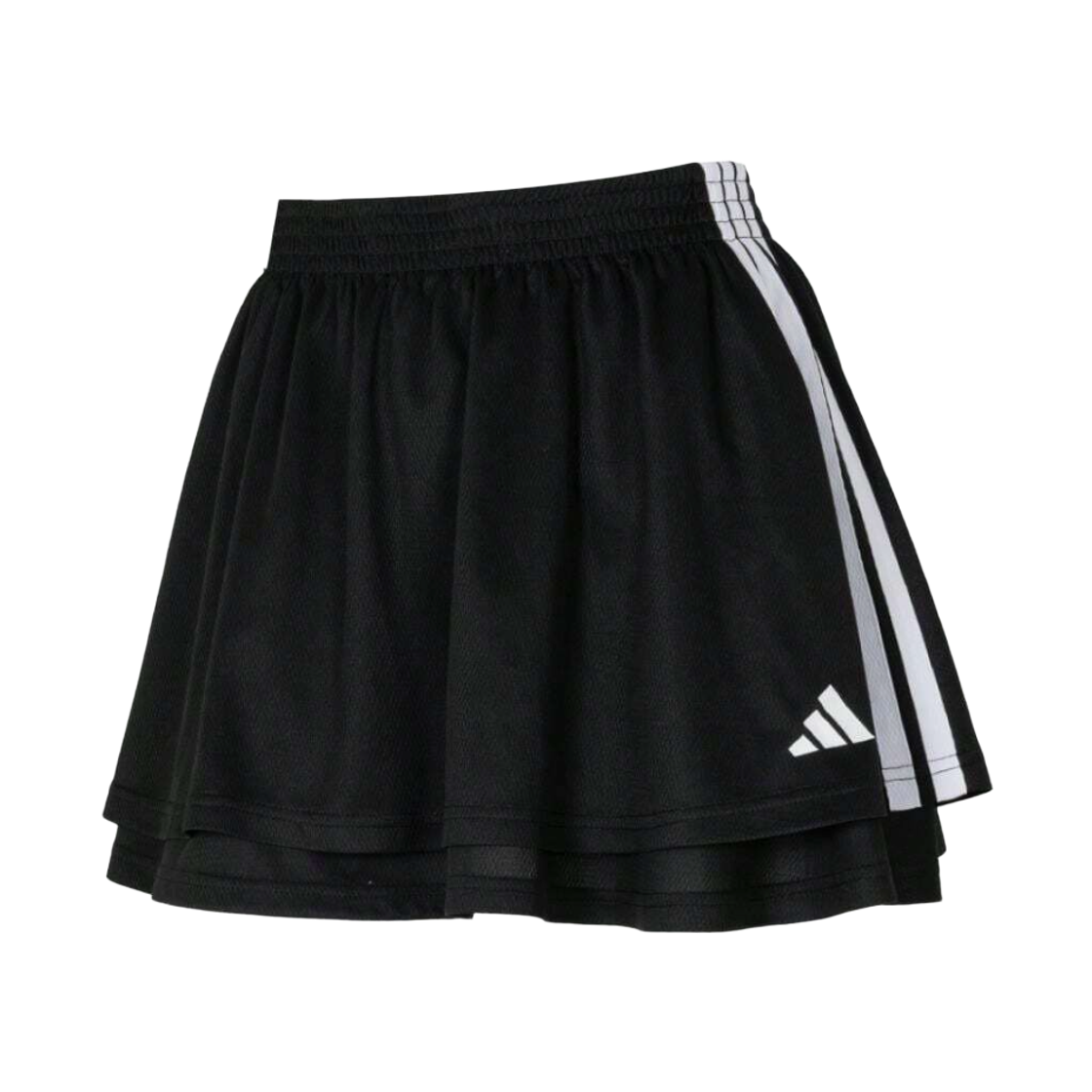 JY7632 (W) Adidas House of Tiro Skirt Black White - KR Sizing