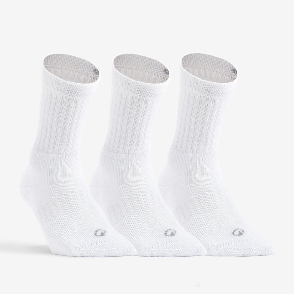 데카트론 라켓 스포츠 도톰한 장목 양말 3켤레 RS500 울트라 화이트(Decathlon Racket Sports Thick Crew Socks 3 Pairs RS500 Ultra White) - 7