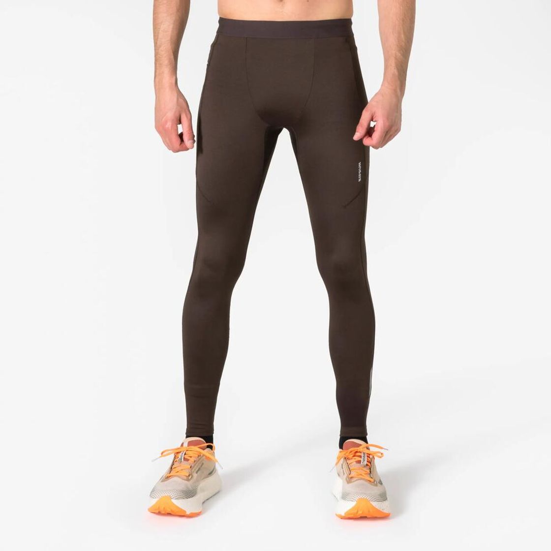 데카트론 남성 러닝 타이츠 런 드라이 플로우 카카오 브라운(Decathlon Men's Running Tights Run Dry Flow Cacao Brown) - 2