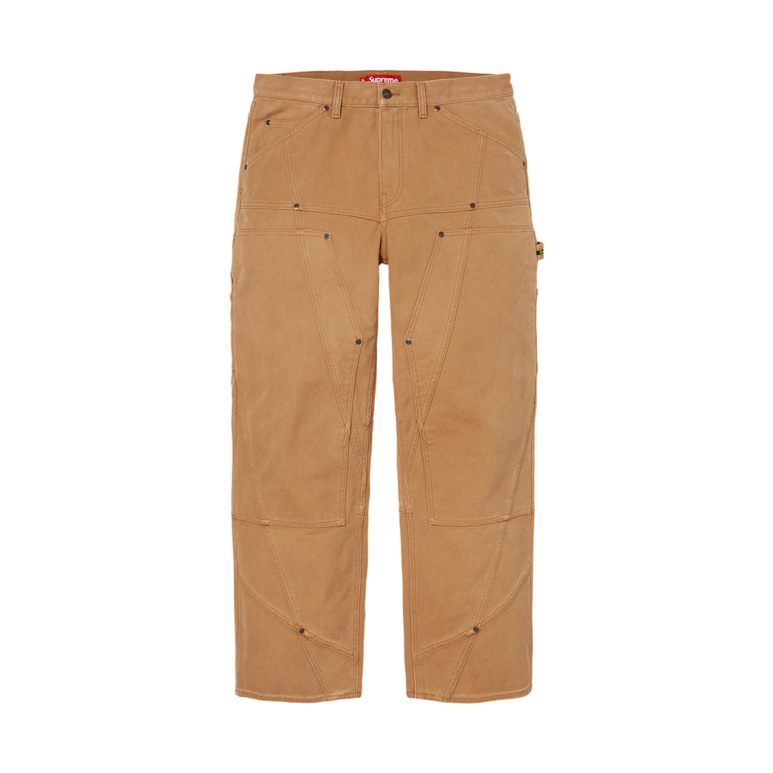 - Supreme Paneled Double Knee Painter Pant Tan - 26FW