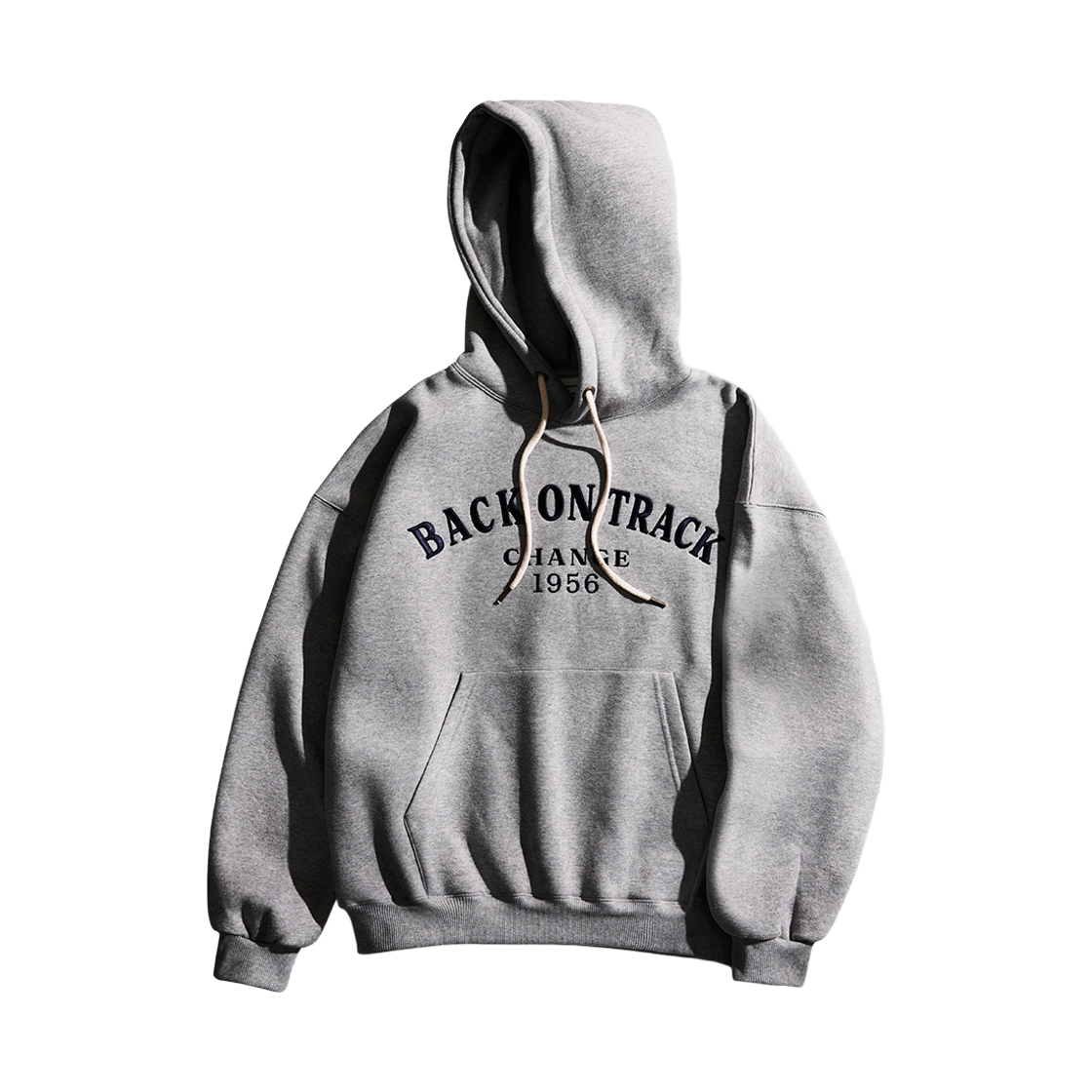 JUHD4595_Gray_291 PERSTEP Back On Track Hoodie Gray JUHD4595