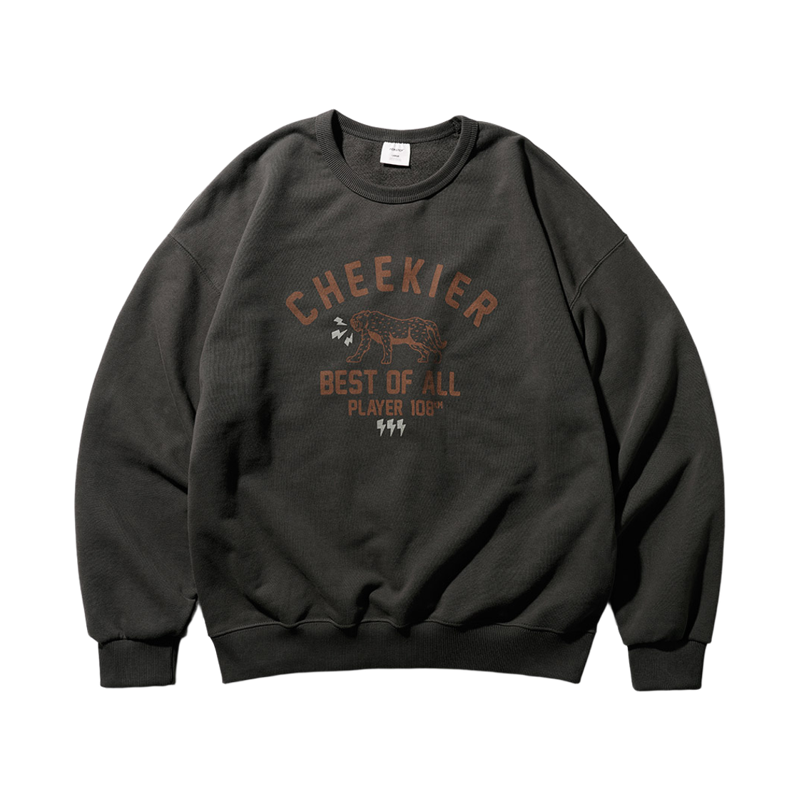 BJMT4680_Darkgray_291 PERSTEP Of All Player Heavy Weight Sweat Shirt Darkgray BJMT4680