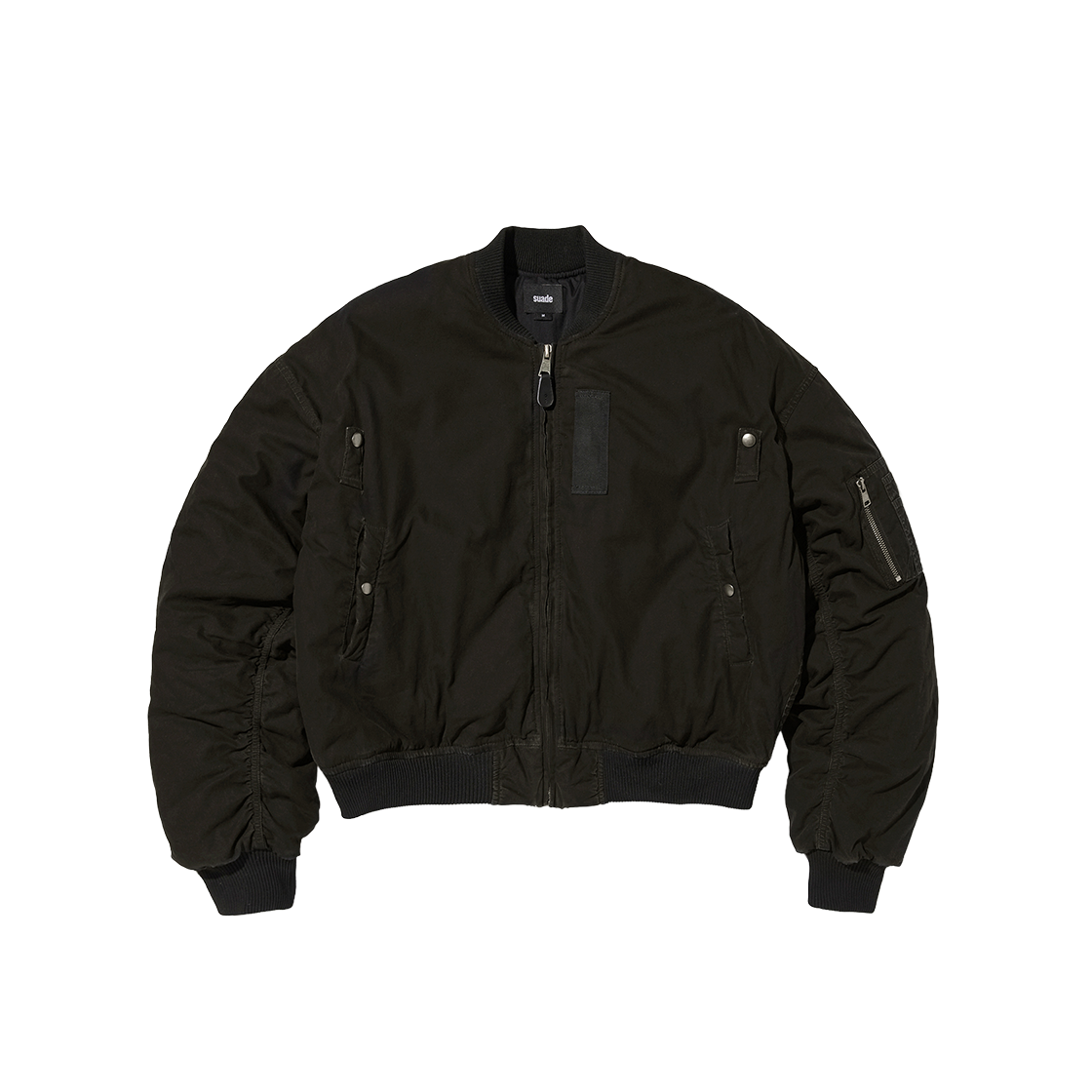 스웨이드 워시드 MA-1 워싱 블랙(Suade Washed MA-1 Washing Black)
