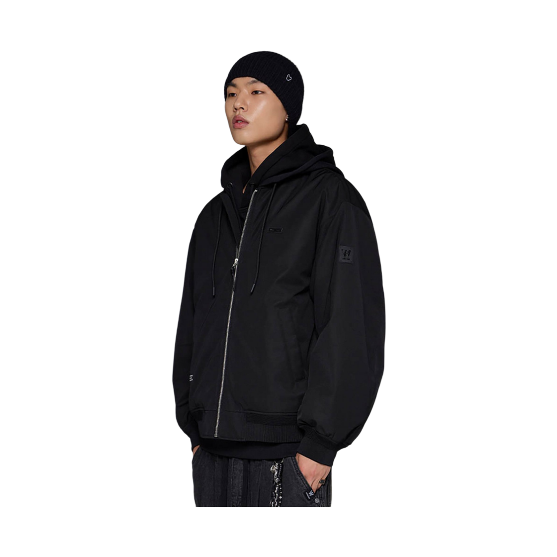 라이프워크 MA-1 베이직 후드 패딩 항공점퍼_LW254JP320(Lifework MA-1 Basic Hooded Padded Flight Jumper_LW254JP320) - 3