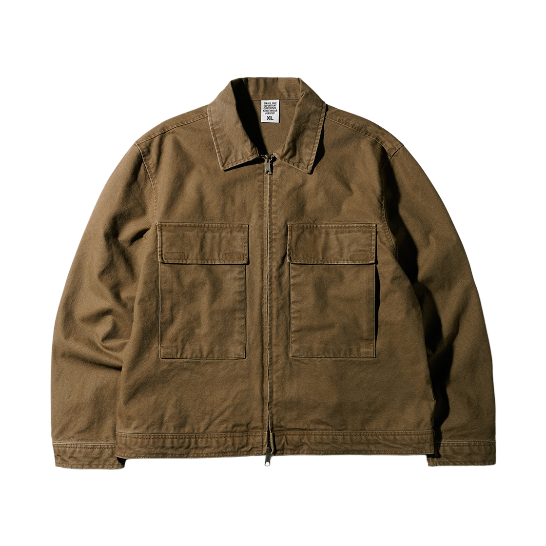SMOT4684_Beige_291 PERSTEP Oxford Cotton Work Jacket Beige SMOT4684