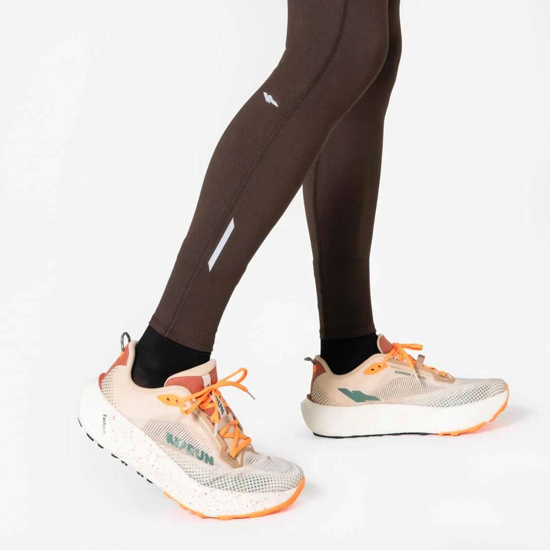 데카트론 남성 러닝 타이츠 런 드라이 플로우 카카오 브라운(Decathlon Men's Running Tights Run Dry Flow Cacao Brown) - 11