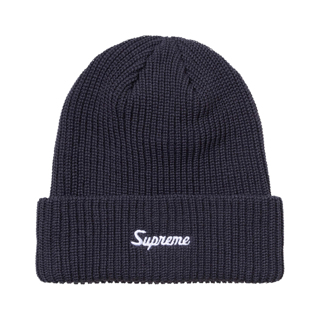 - Supreme Loose Gauge Beanie Navy - 26FW