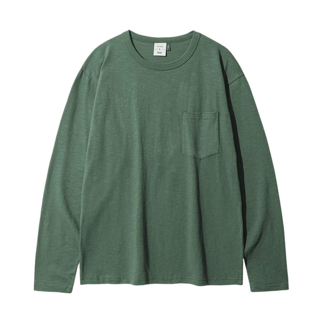 SJLT1577_green_29 FP142 974og Pocket Slub Long Sleeve Green SJLT1577