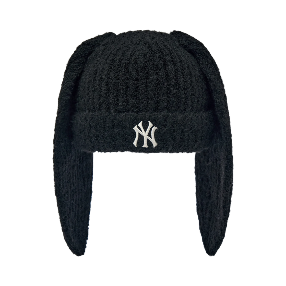 3ABNB0766-50BKS MLB Bunny Beanie New York Yankees Black