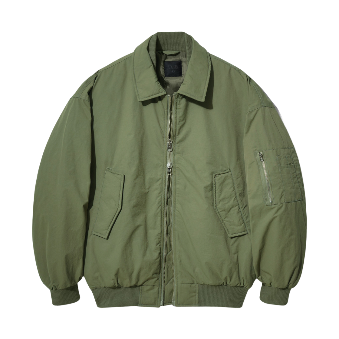 KMOT6622_Khaki_29 EZKATON Fury MA-1 Jacket Khaki KMOT6622