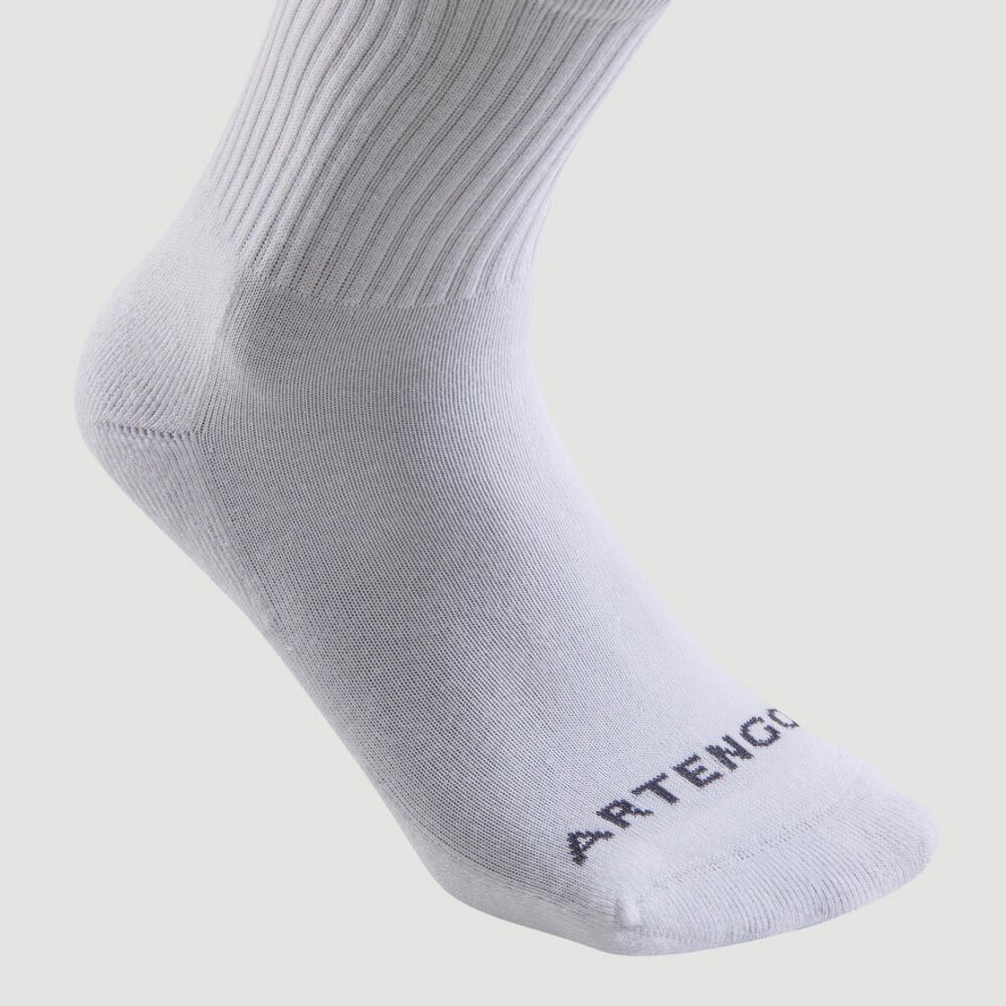 데카트론 라켓 스포츠 장목 양말 3켤레 RS100 울트라 화이트(Decathlon Racket Sports Crew Socks 3 Pairs RS100 Ultra White) - 5