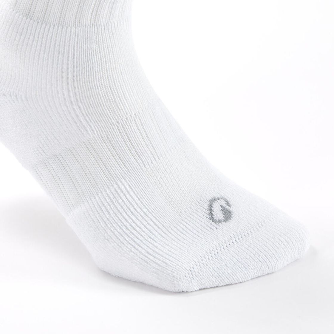 데카트론 라켓 스포츠 도톰한 장목 양말 3켤레 RS500 울트라 화이트(Decathlon Racket Sports Thick Crew Socks 3 Pairs RS500 Ultra White) - 4