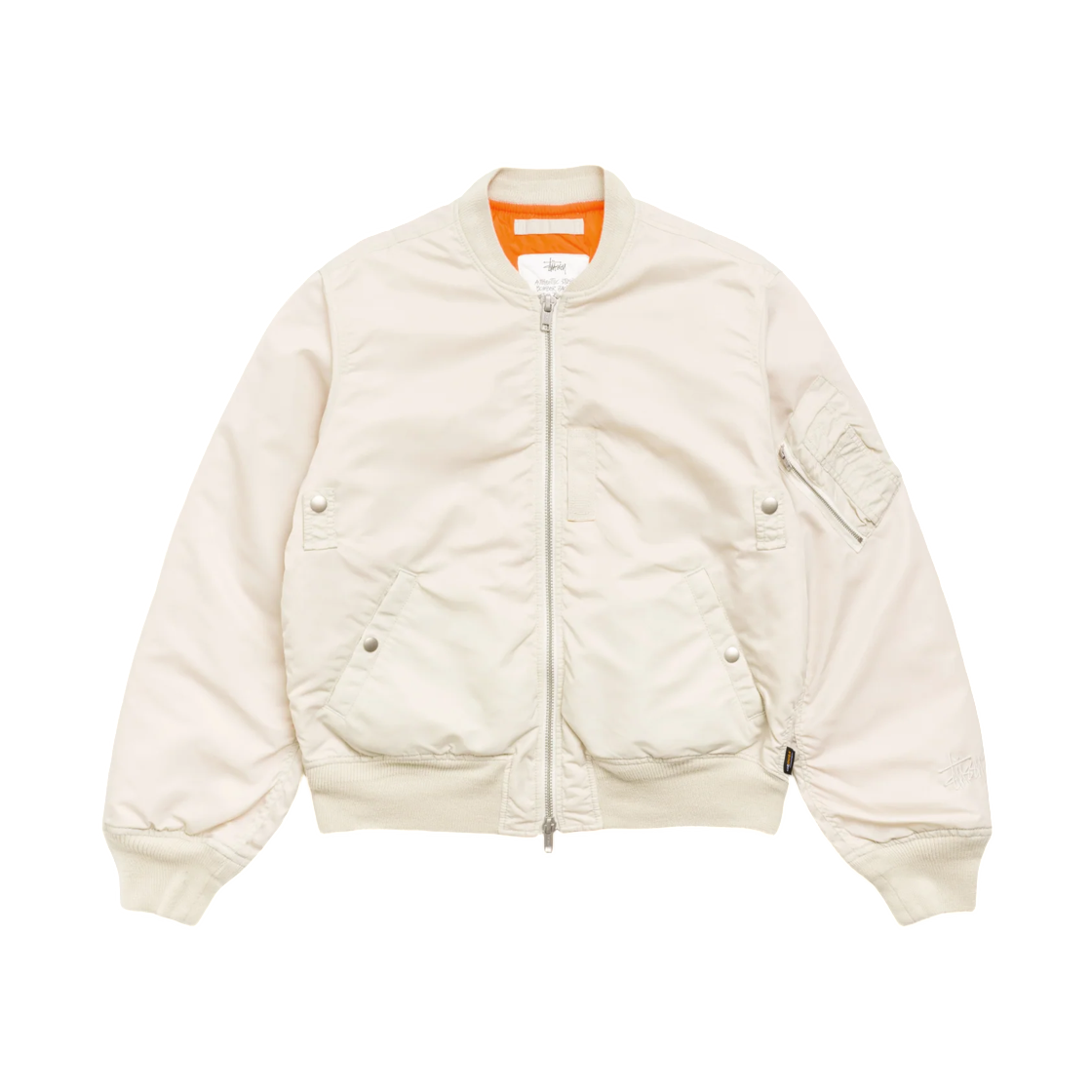 115955 Stussy MA-1 Bomber Jacket Bone