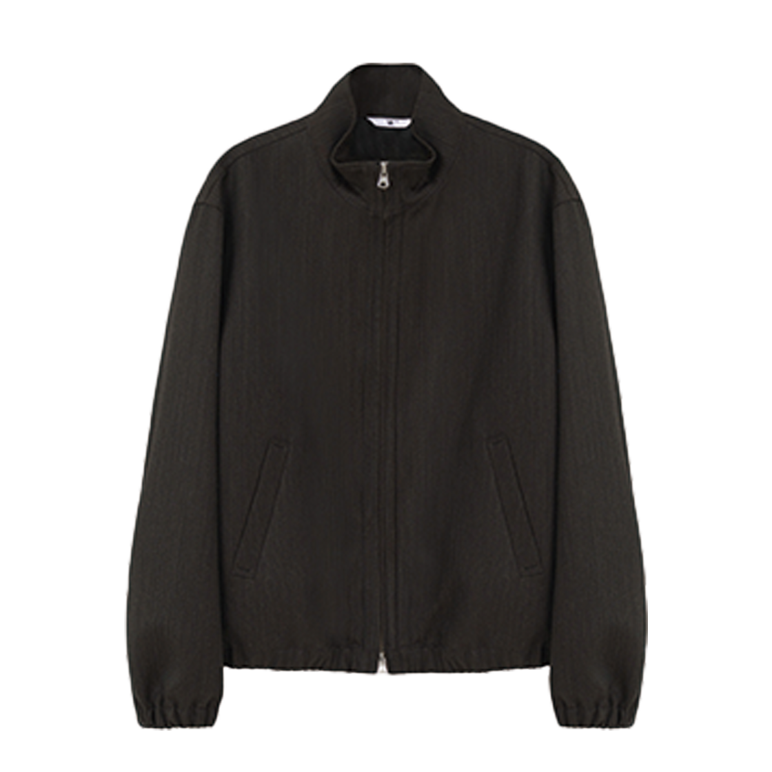 에스티유 시프트 하이넥 자켓 인 차콜(STU Shift High-Neck Jacket In Charcoal)
