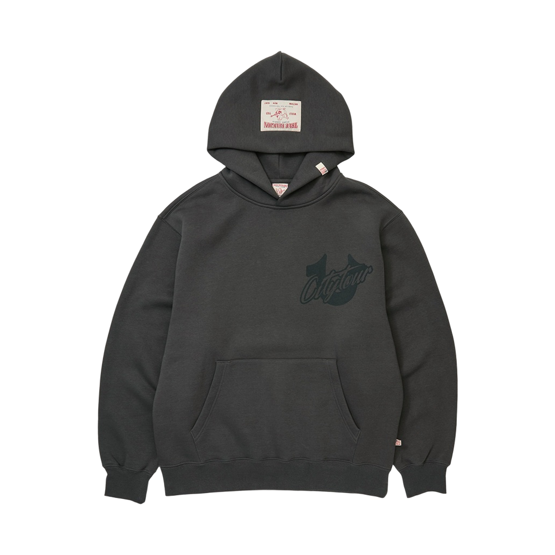 트루릴리젼 시티 투어 후디 - 차콜(True Religion City Tour Hoodie - Charcoal)