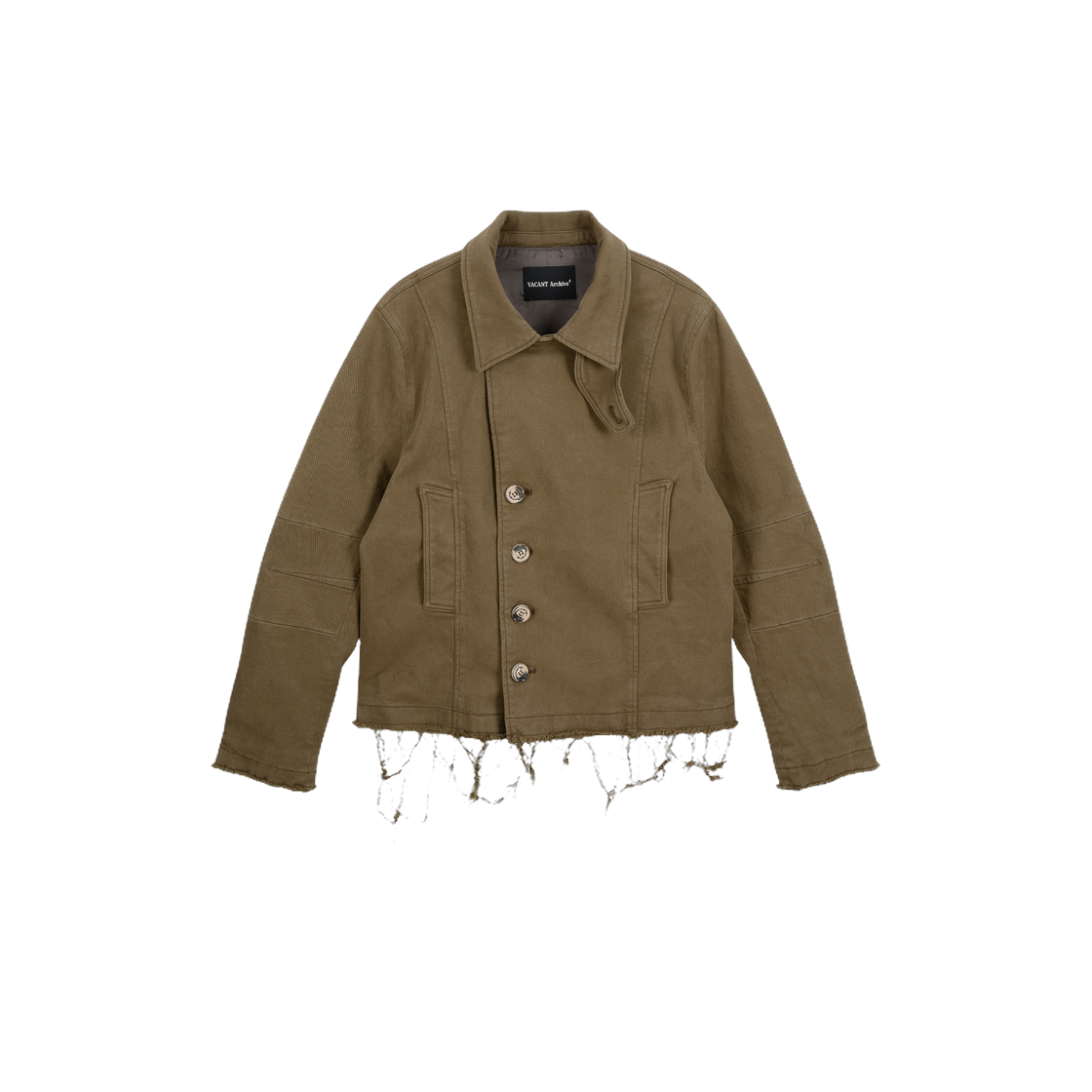 베이컨트 아카이브 레븐 코튼 더블 피코트 브라운(Vacant Archive Men Leven Cotton Double Pea Coat Brown)