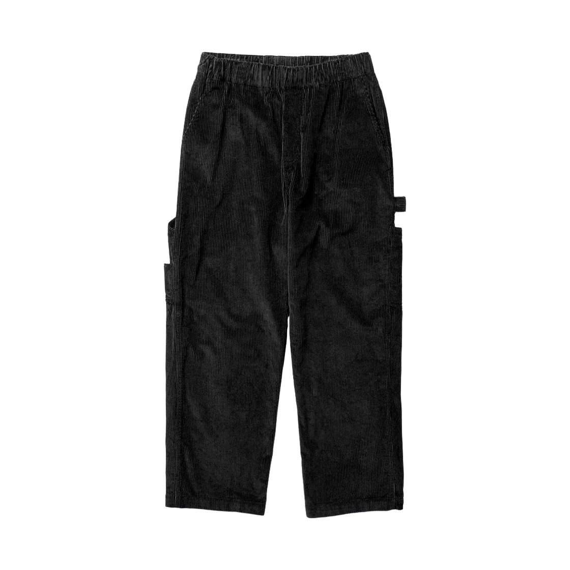 JULP4656_Black_292 PERSTEP Timber Corduroy Carpenter Pants Black JULP4656