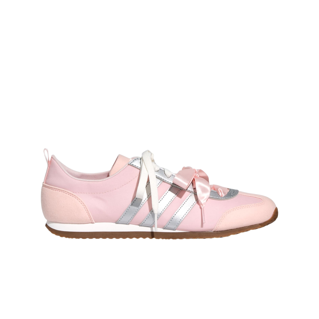 KH5558 Adidas VS Jog 2.0 Sandy Pink Silver Metallic