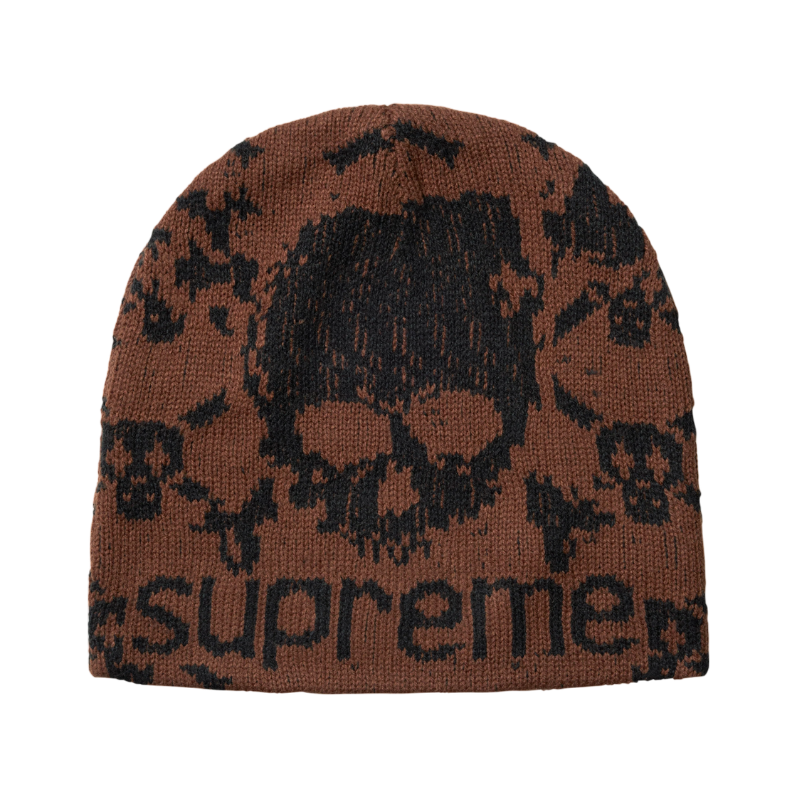 슈프림 x 밴슨 레더스 스컬 비니 브라운 - 26FW(Supreme x Vanson Leathers Skull Beanie Brown - 26FW) - 2