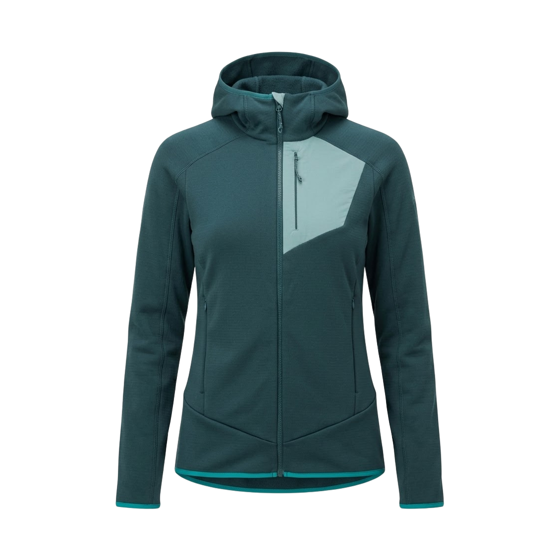 데카트론 여성 등산 플리스 재킷 스트레치 MH500 어비스 그린(Decathlon Women's Hiking Stretch Fleece Jacket MH500 Abyss Green)