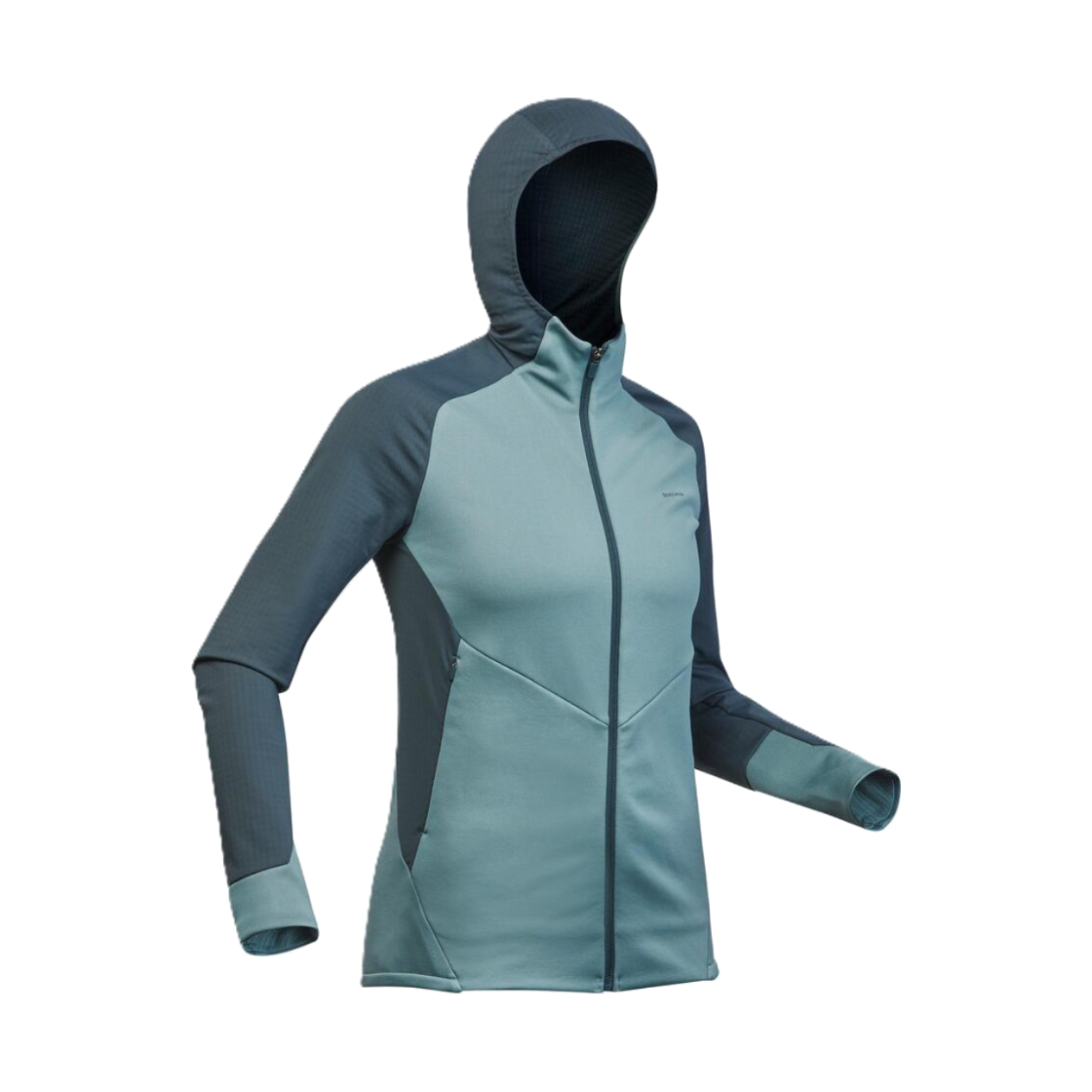데카트론 여성 하이킹 울트라라이트 플리스 자켓 MH500 애쉬 그린(Decathlon Women's Hiking Ultralight Fleece Jacket MH500 Ash Green) - 1
