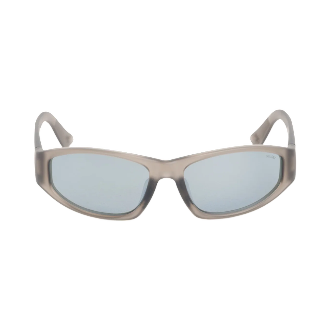 338451 Stussy Leslie Sunglasses Frost Grey Mirror Lens
