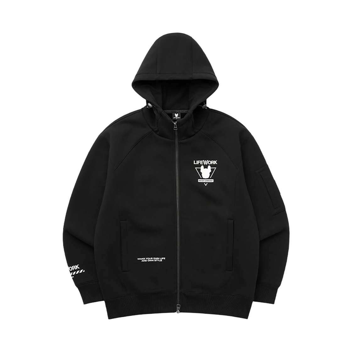 라이프워크 Lite 본딩 아크 라독 후드 집업_LW254ZT451(Lifework Lite Bonding Arc Radog Hoodie Zip-up_LW254ZT451) - 3