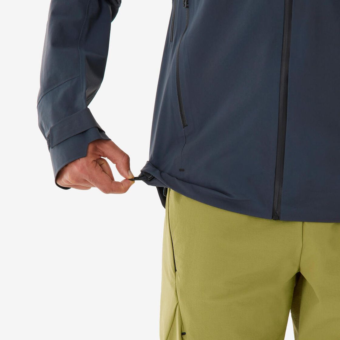 데카트론 남성 경량 방수 등산 재킷 MH900 슬레이트 그레이(Decathlon Men's Lightweight Waterproof Hiking Jacket MH900 Slate Grey) - 7