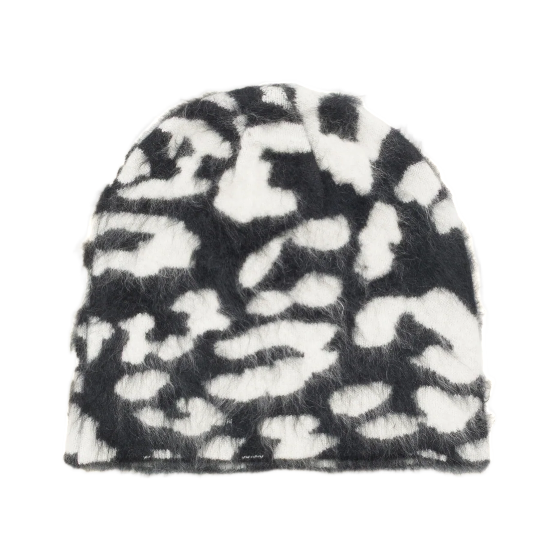 스투시 캐시미어 레오파드 스컬캡 블랙(Stussy Cashmere Leopard Skullcap Black) - 2