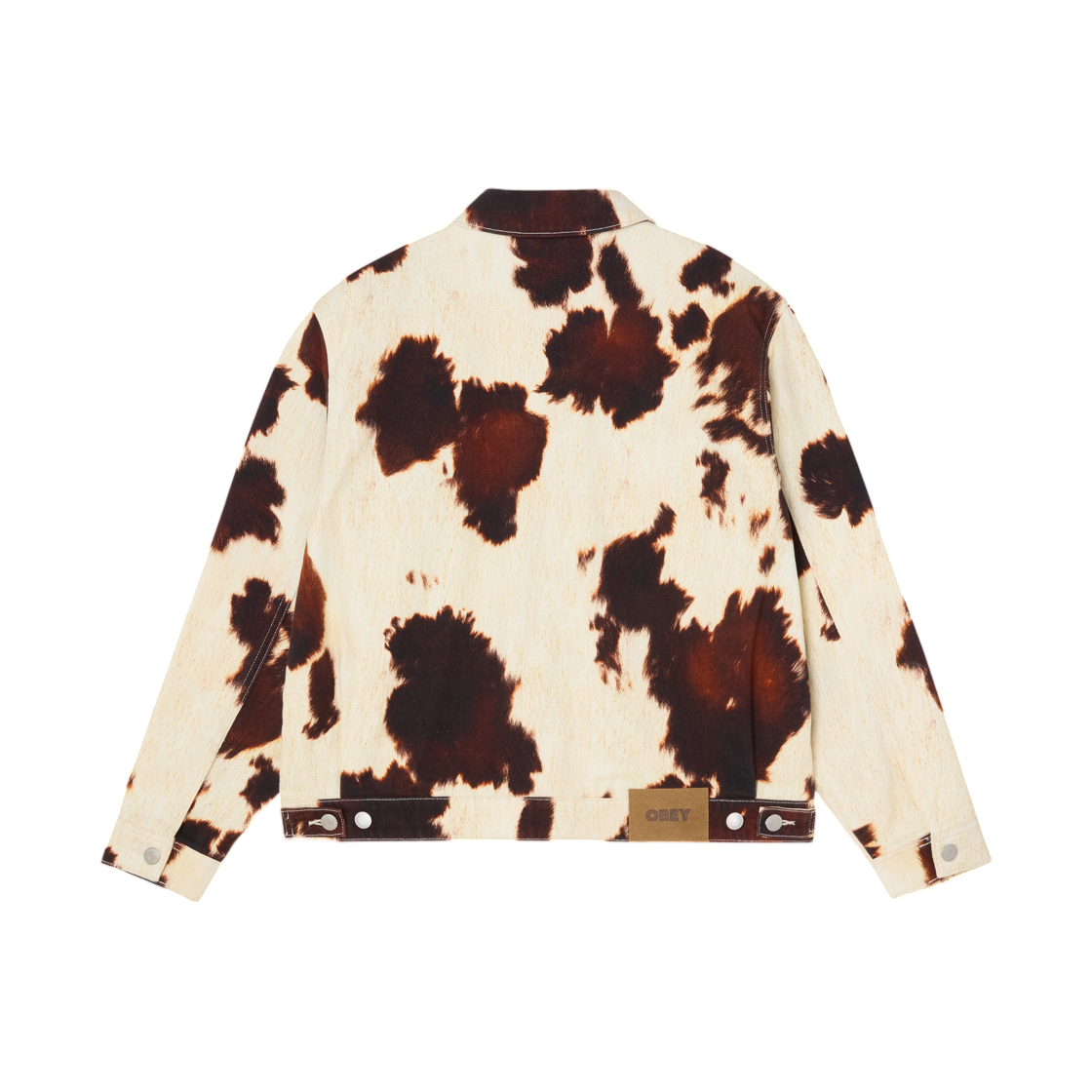 오베이 워크숍 자켓 카우 프린트(Obey Workshop Jacket Cow Print) - 2