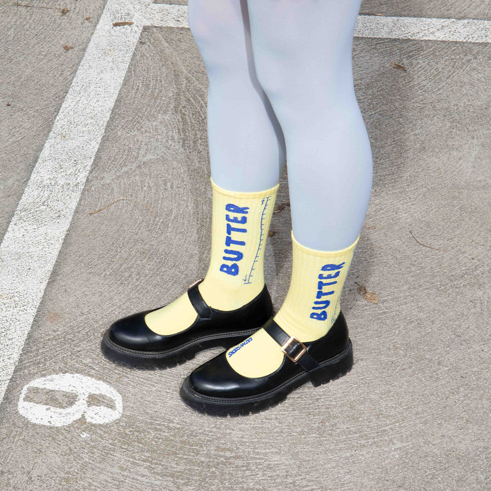 잇마이삭스 Butter 버터 삭스 양말(Eat My Socks Flat Pack Butter) - 5