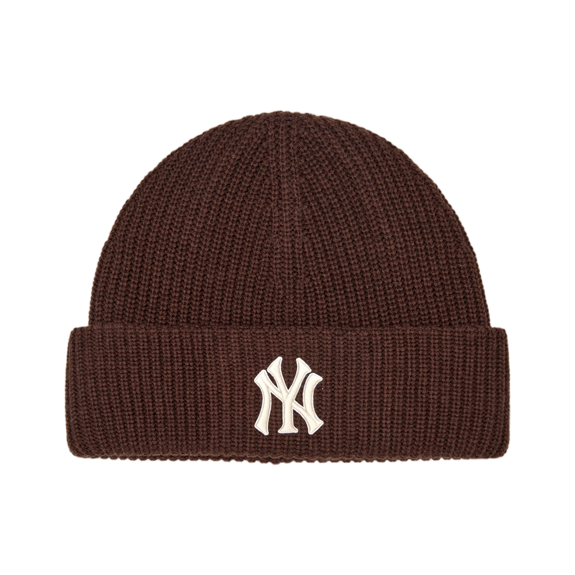 3ABNBM266-50SPS MLB New Jelly Mid Beanie New York Yankees Brown