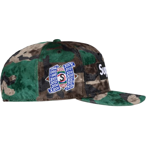 슈프림 크러쉬드 벨벳 박스 로고 뉴에라 우드랜드 카모 - 26FW(Supreme Crushed Velvet Box Logo New Era Woodland Camo - 26FW) - 2