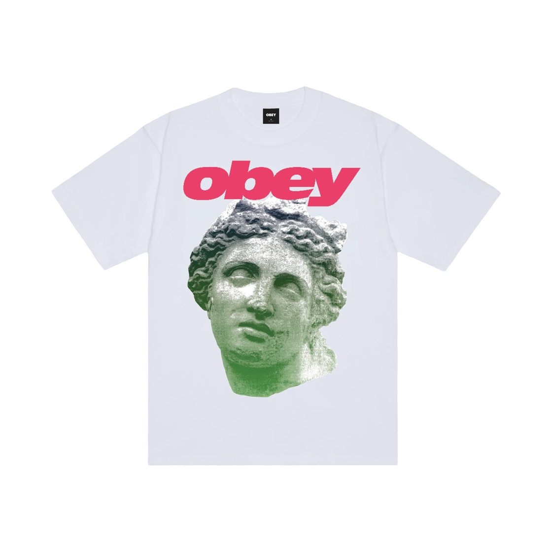 168024499 Obey Etruscan Heavyweight T-Shirt White