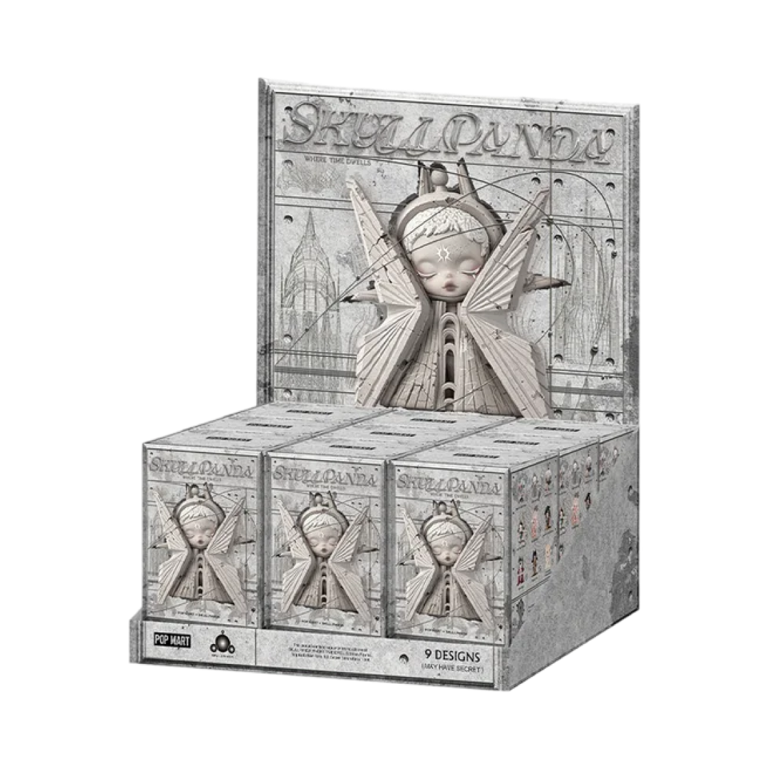 - Pop Mart Skullpanda Where Time Dwells Series Figures Sealed Case (9 Blind Boxes)